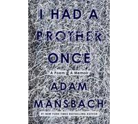 Adam Mansbach I Had a Brother Once (Copertina rigida)