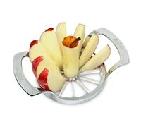 ADAM Tagliapela in acciaio inox, utensili da cucina per la preparazione della frutta, 12 pezzi, modelli di taglio durevoli, versatili e facili da pulire (tagliapela)