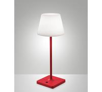 LA MIA LUCE Batteria LED Tavolo Lampada ADAM 3701-30-104 Bianco/Rosso Dimmbar [EEK: E]