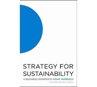 Adam Werbach Strategy for Sustainability (Copertina rigida)