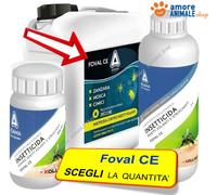 Adama FOVAL CE → 100 / 250 ml - 1 Litro - INSETTICIDA Mosche Zanzare Zecche