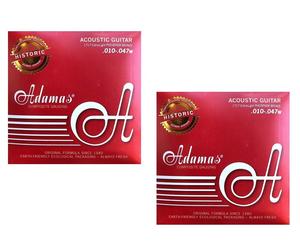 ADAMAS 2 SET CORDE x CHITARRA ACUSTICA 1717 Extra LIGHT Phosphor Bronze 010/047