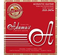 Adamas Akustik-Gitarren Saiten Historic Reissue Phosphor Bronze Round Core Satz 12-str. Light .010-.047 - 1616RC