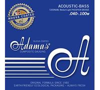 Adamas Corde per Basso Acoustico Nuova Coated Set 4 corde Med-Light 5300NU-ML