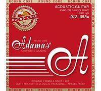 Adamas, Corde per chitarra acustica/folk Historic Reissue Phosphor Bronze Round Core, Light .012-.053
