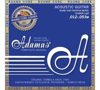 Adamas Round Core Acoustic Guitars Nuova corde rivestite in bronzo fosforoso...