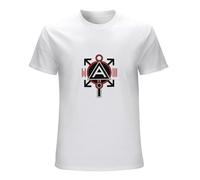 ADAMF WRNNUP 30 Seconds To Mars Short Sleeves Men's Round Neck T-Shirt White L
