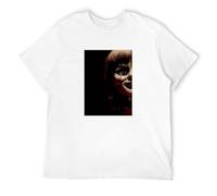 ADAMF WRNNUP Men's Annabelle 3 Conjuring Horror Cult Movie T-Shirt White XXL