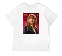 ADAMF WRNNUP Men's Comedy Fleabag British TV Series Villanelle Painted Portrait T-Shirts White L