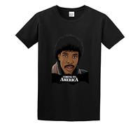 ADAMF WRNNUP Men's Coming To America Soul GLO Darryl Jenks Arsenio Eddie Murphy T-Shirts Black XXL