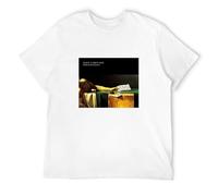 ADAMF WRNNUP Men's Have A Nice Life Deathconscious Ness Vinyl CD Cover T-Shirts White XXL