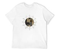 ADAMF WRNNUP Men's Instructions for Playing Guitar Vintage Gift Funny Tee Short-Sleeved Shirt Top T-Shirts White XXL