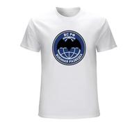 ADAMF WRNNUP Men's Military Intellige Includes Front Russian T-Shirts White XL
