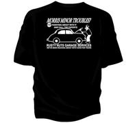 ADAMF WRNNUP Men's Morris Minor Troubles? Stop Fannying About And Call The Experts T Shirt Black XXL