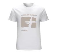 ADAMF WRNNUP Men's The Jesus And Mary Chain 'April Skies' T-Shirt White XL