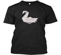 ADAMF WRNNUP Prison Break Origami Swan Michael Scofield Men's T-Shirt 25 Colours Cartoon T-Shirt Black L