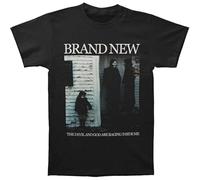 Adamimyclay&Reg; Men's The Devil And God Are Raging Inside Me T Shirt Black Size XL