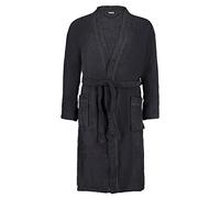 ADAMO Accappatoio da uomo, taglie grandi, serie JOEY, nero, taglia XXL fino a 12XL, Nero , 10XL/plus