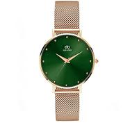 Adamo Aristocrat Orologio analogico da donna con quadrante verde 335Kkm16