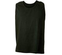 Adamo Muscleshirt Nero Extra Lungo Oversize, 2xl-8xl:4XL