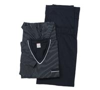ADAMO Pigiama da uomo, grande, blu navy, Blu, xxl