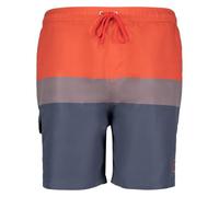 ADAMO Taglie forti da uomo Beachbermuda 2XL fino a 12XL, blu/rosso, 5XL