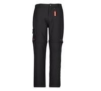 ADAMO Tobias - Pantaloni da uomo per attività all'aperto, con zip e zip, taglie forti, fino alla 12XL, Nero , 8XL