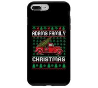 Adams Family Ugly Christmas Sweater Red Truck Funny Xmas Custodia per iPhone 7 Plus/8 Plus