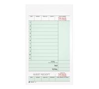 Adams Guest Check Unit set, 2-part, Carbonless, White Bond/tag, 4 - 1/4 x 6 - 3/10,2 cm, 250 Sets/Pack (947SWC)