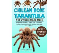 Adams Jefferson Chilean Rose Tarantula (Tascabile)