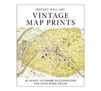 Adams Media Instant Wall Art - Vintage Map Prints (Tascabile)