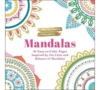 Adams Media Pretty Simple Coloring: Mandalas (Tascabile) Pretty Simple Coloring