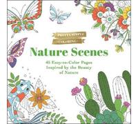 Adams Media Pretty Simple Coloring: Nature Scenes (Tascabile)