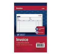 Adams Quaderno per fatture, 3 pezzi, senza carbone, 5-9/16 x 8-7/16 pollici, 50 set per libro (T5080)