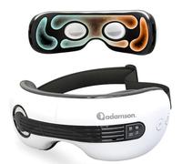 Adamson A80 Massaggiatore per occhi - Bluetooth - Pressoterapia Occhi Caldo e Freddo - Batteria Ricaricabile - Funzioni per ridurre Invecchiamento, Occhiaie, Gonfiore e Secchezza