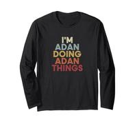 Adan Name Adan Personalized Name First Given Maglia a Manica