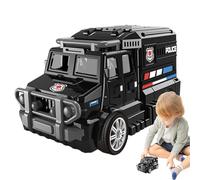 Adaobbt Auto alimentate ad attrito, auto di attrito, servizi cittadini ritirano auto giocattolo, giocattolo educativo, veicolo giocattolo per bambini 3 anni in su, giocattolo inerziale