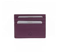 Adapell Porta carte di credito in pelle - Porta carte di credito piccolo - Porta carte in vera pelle - Porta carte unisex - Capacità fino a 8 carte, viola, Talla única