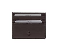 Adapell Porta carte di credito in pelle - Porta carte di credito piccolo - Porta carte in vera pelle - Porta carte unisex - Capacità fino a 8 carte, marrone, Talla única