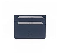 Adapell Porta carte di credito in pelle - Portafoglio unisex - Capacità fino a 8 carte, Marino