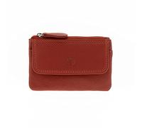 ADAPELL® Portafoglio unisex in vera pelle bovina - Portamonete, porta carte, portachiavi - capacità fino a 14 carte., Tegola, Taglia unica, CASUAL