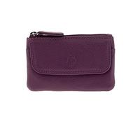 ADAPELL® Portafoglio unisex in vera pelle bovina - Portamonete, porta carte, portachiavi - capacità fino a 14 carte., viola, Taglia unica, Super soft: