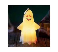 Adaptable Little Ghost Night Light, Flickering Ghost Campfire Night Light for Halloween Celebrations