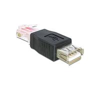 ADAPTADOR DELOCK USB HEMBRA RJ45 MACHO