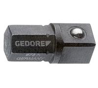 Adaptador, forma corta, 1/4"-1/4"
