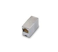 Adaptador RJ45 AISENS A138-0295 Cat.5e STP Hembra/Hembra Apantallado Acero Inoxidable