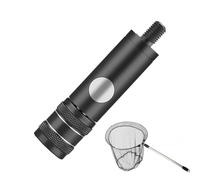 Adaptateur de tête net pour la pêche, pêche à l'ajustement conjoint net, Adaptateur d'atterrissage Connecteur net de diphans du joint, Convertisseur de tête de tige de connexion serrée portable pour c