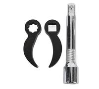 Adaptatore Chiave Leva 1/2 Pollici, Set di Accessori per Smontaggio Semiasse, Barra Prolunga Inclusa - Design a Foro Multiplo, Alta Resistenza, Per Riparazioni in Spazi Stretti