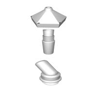 Adapter for RCBS Uniflow Powder Dispenser - Manual Auto Trickler Conversion Kit