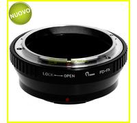 Adapter per obiettivi Canon FD su fotocamere Fujifilm Fuji X. Anello adattatore